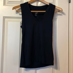 A New Day tank, black and purple sold, size medium